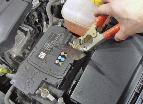 vw polo battery jump start